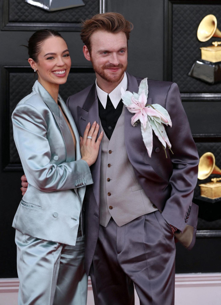 Asistentes a la gala de la 64 edición de los Premios Grammy.