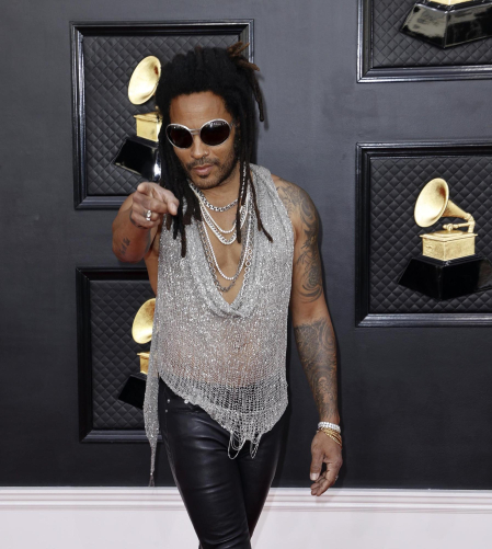 Asistentes a la gala de la 64 edición de los Premios Grammy.