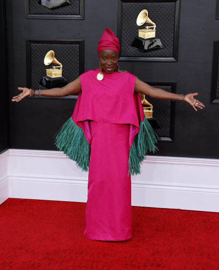 Asistentes a la gala de la 64 edición de los Premios Grammy.