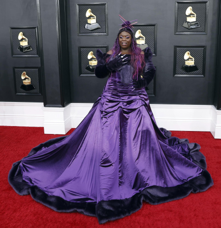 Asistentes a la gala de la 64 edición de los Premios Grammy.