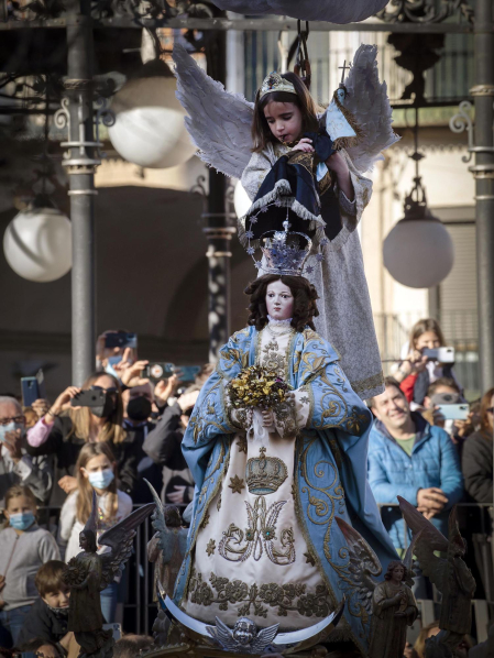 Badaja del Ángel de Tudela Semana Santa 2022.