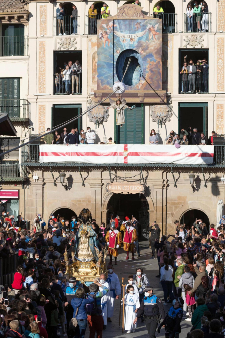 Badaja del Ángel de Tudela Semana Santa 2022.