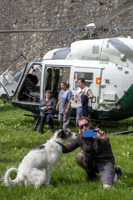 Exhibición de medios de rescate de la Guardia Civil