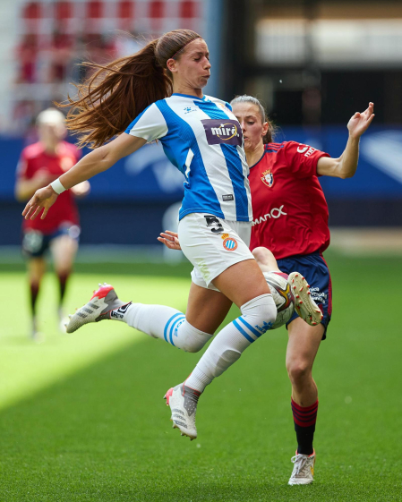 Imágeens de la victoria de Osasuna Femenino contra el Espanyol (2-0) en el encuentro disputado el domingo, 15 de mayo, en el estadio de El Sadar