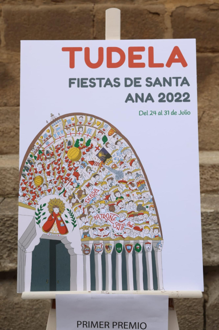 Cartel ganador de la fiestas de Tudela