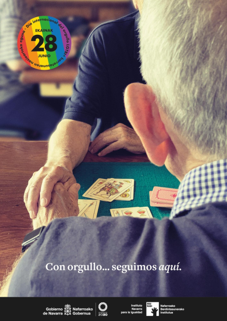 Una de las imágenes de la campaña 'Con orgullo... seguimos aquí'