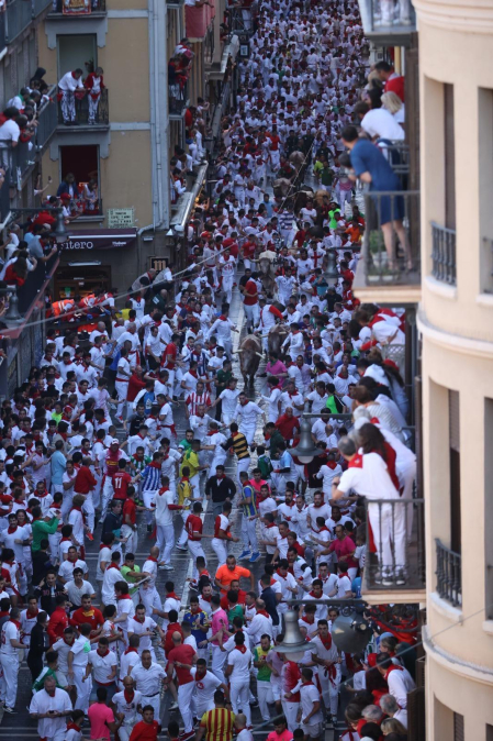 Encierro del 7 de julio 2022. Toros de Núñez del Cuvillo.