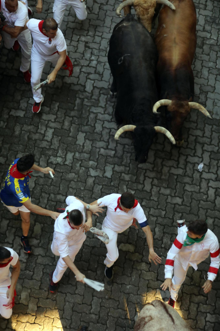 Encierro del 7 de julio 2022. Toros de Núñez del Cuvillo.