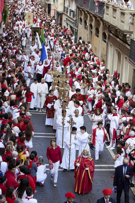 Procesión de San Fermín 2022.