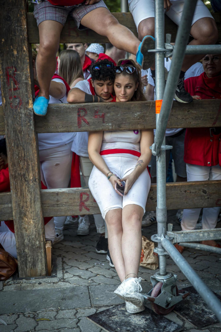 Fotos de ambiente de San Fermín de este domingo