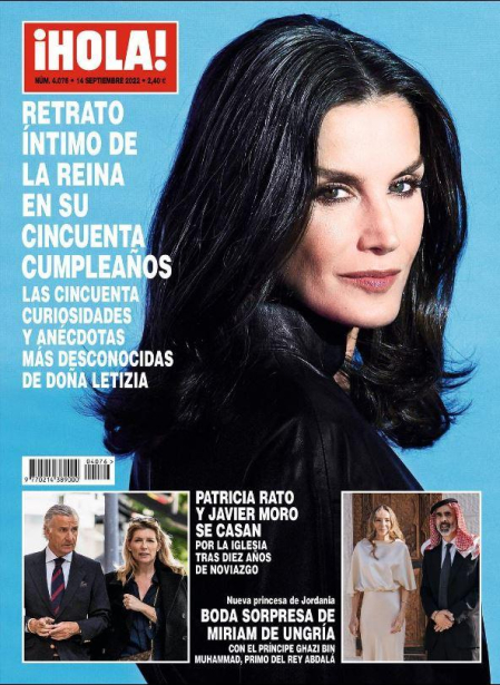 Portada de la revista ¡Hola! del miércoles 7 de septiembre de 2022