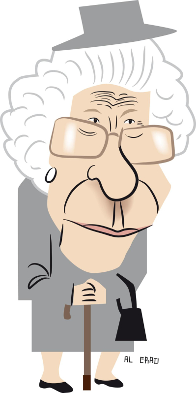 Ilustración de la reina Isabel II de Inglaterra