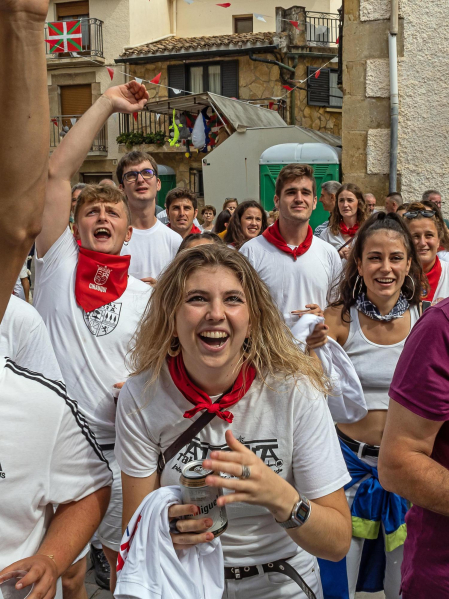 Cohete de fiestas de Cirauqui.