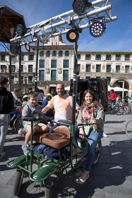 Participantes en el Reto +100 en bicicleta por udela