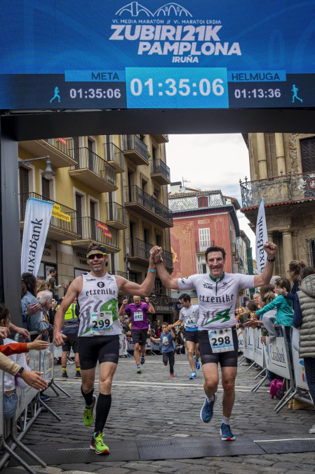 Imágenes de la Media Maratón Zubiri-Pamplona