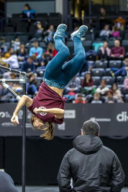 Fotos del Campeonato de España de Parkour en el Navarra Arena.