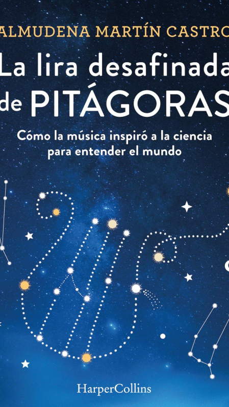 Cubierta de La lira desafinada de Pitágoras, de Almudena M. Castro