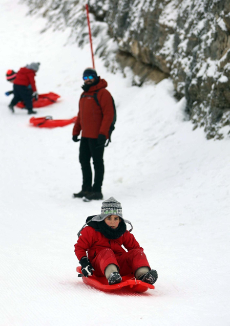 Fotos de la nieve en Larra Belagua.