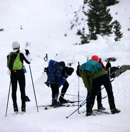 Fotos de la nieve en Larra Belagua.