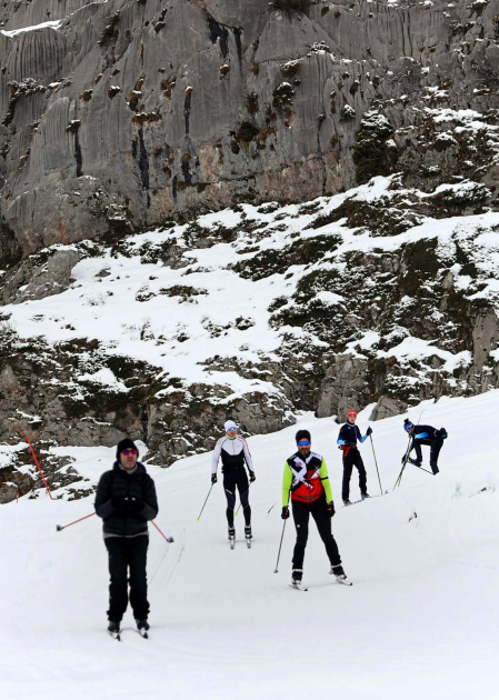Fotos de la nieve en Larra Belagua.
