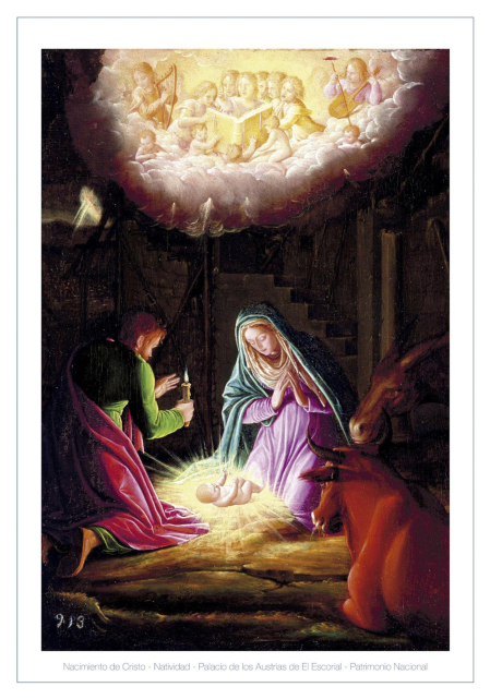 Felicitación navideña de los reyes eméritos