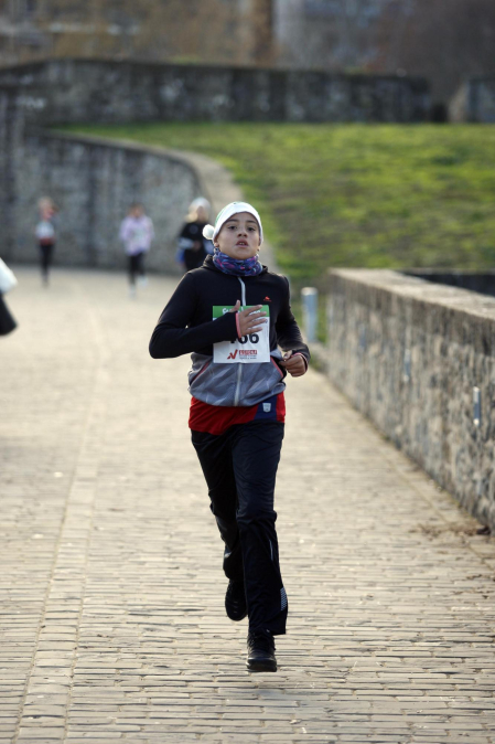 Participantes en la XI Carrera Infantil de la Navidad de Asvona