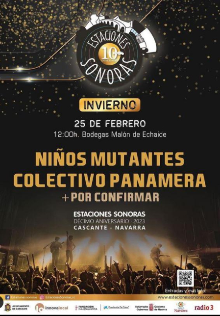 Cartel del Festival Estaciones Sonoras invierno