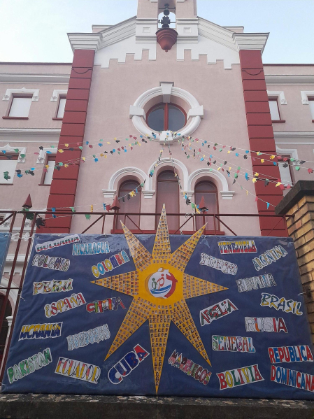 Fiesta de la paz en colegios de Estella.