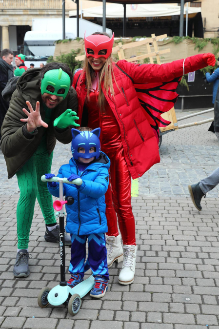 Imágenes del carnaval urbano de Alsasua.