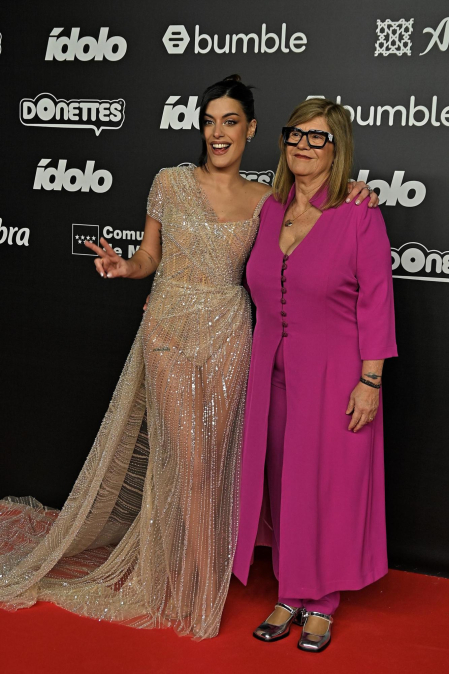 Imágenes de la alfombra roja de los premios 'Ídolo'