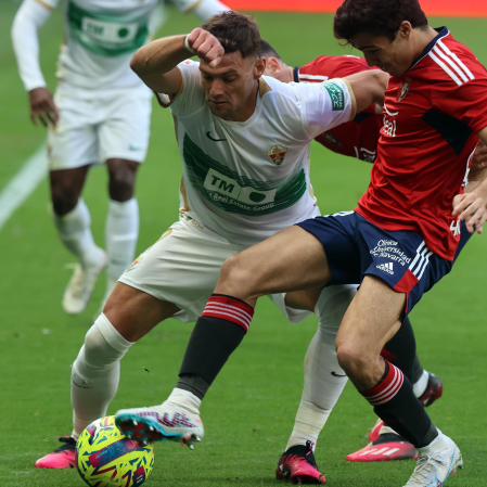 Osasuna - Elche en El Sadar, jornada 28.