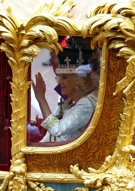 Fotos de la coronación de los reyes del Reino Unido, Carlos III y Camila. /