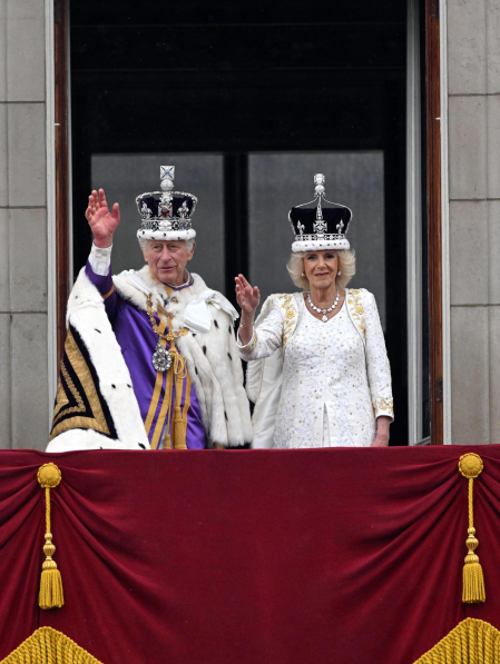 Fotos de la coronación de los reyes del Reino Unido, Carlos III y Camila. /
