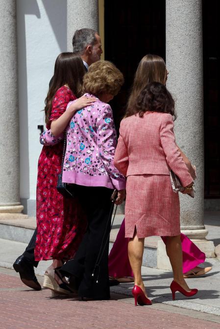 Fotos de la confirmación de la infanta Sofía en la iglesia de la Asunción de Nuestra Señora, en el distrito madrileño de Aravaca.