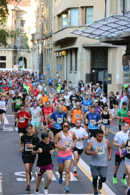 Fotos de La Media San Fermín 2023.