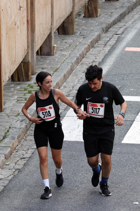 Fotos de La Media San Fermín 2023.