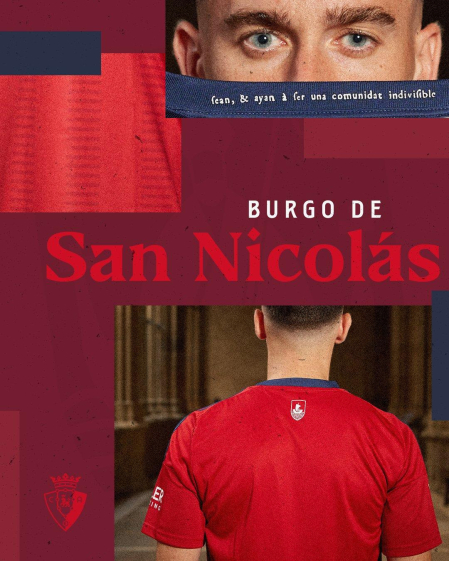 Camisetas de Osasuna para la nueva temporada./