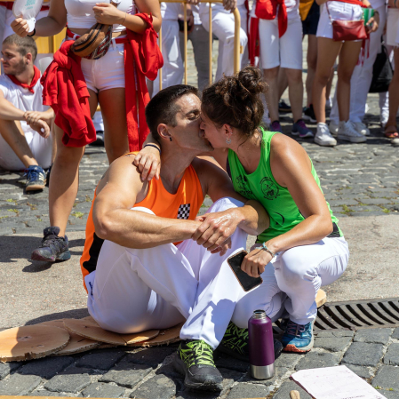 Fotos de la primera jornada de Herri Kirolak de los Sanfermines 2023.