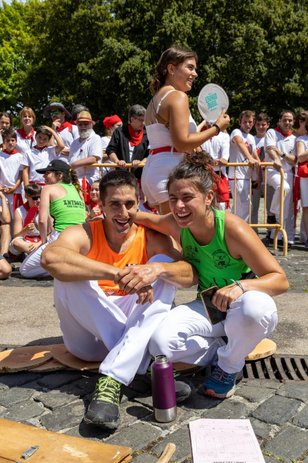 Fotos de la primera jornada de Herri Kirolak de los Sanfermines 2023.