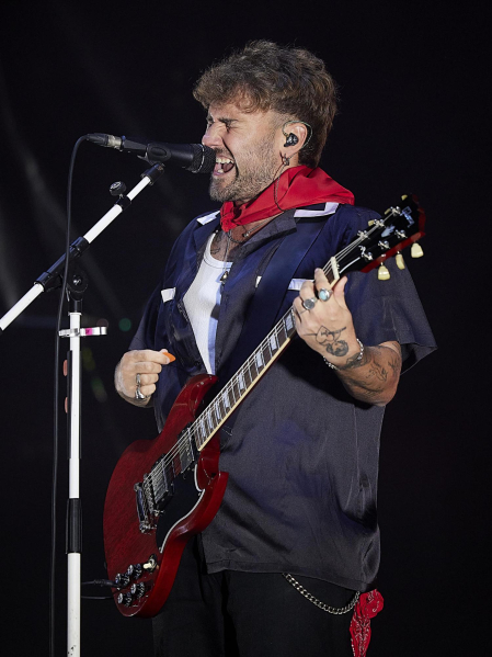 Concierto de Dani Fernández en San Fermín 2023.