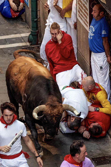 Cuarto encierro de San Fermín 2023.