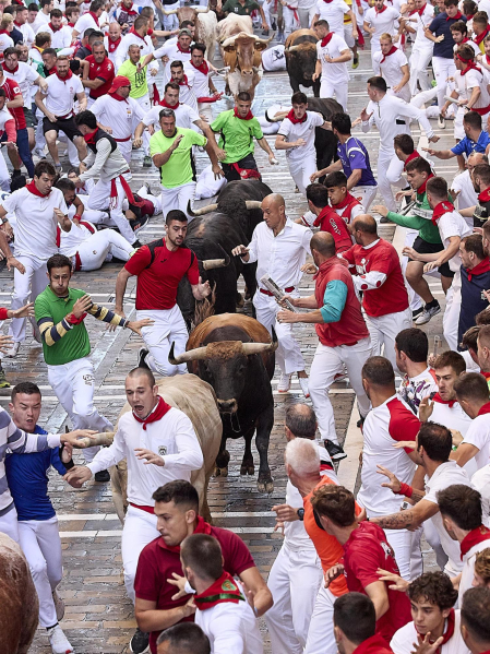 Estafeta, cuarto encierro.