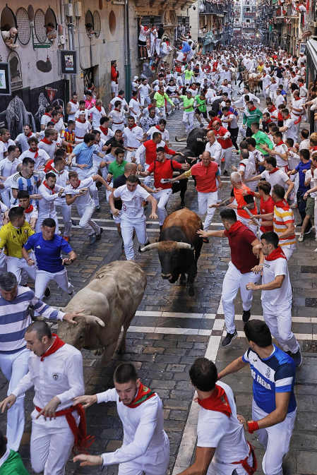 Estafeta, cuarto encierro.