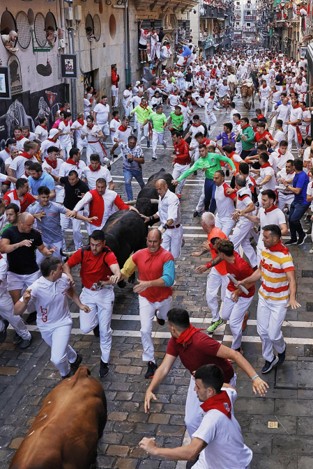 Estafeta, cuarto encierro.