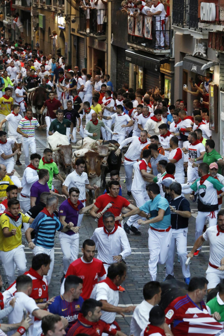 Estafeta, cuarto encierro.
