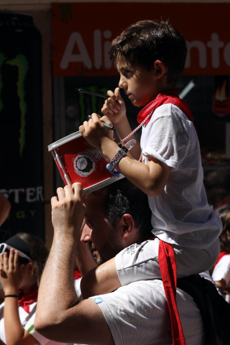 Fotos del estruendo infantil celebrado este martes, 11 de julio, durante los Sanfermines 2023.