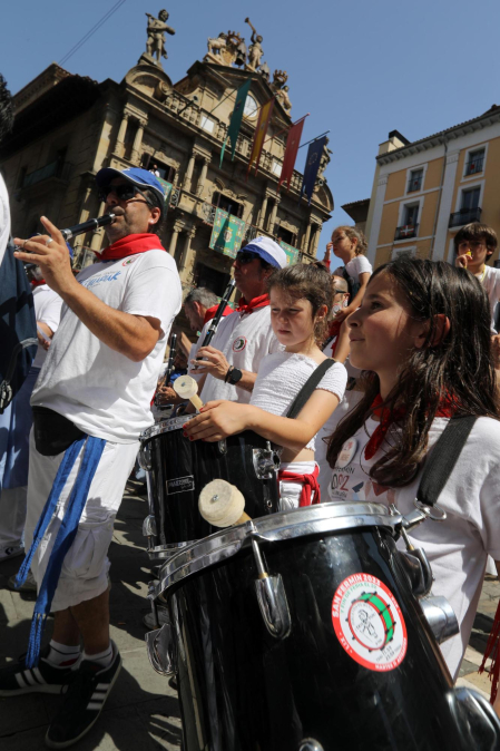 Fotos del estruendo infantil celebrado este martes, 11 de julio, durante los Sanfermines 2023.