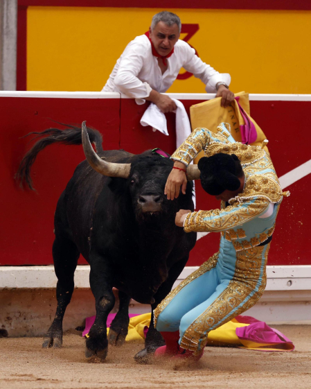 Fotos de la octava y última corrida de la Feria de San Fermín