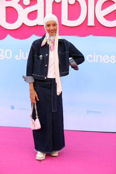 Fotos del estreno de la película 'Barbie' en Madrid.