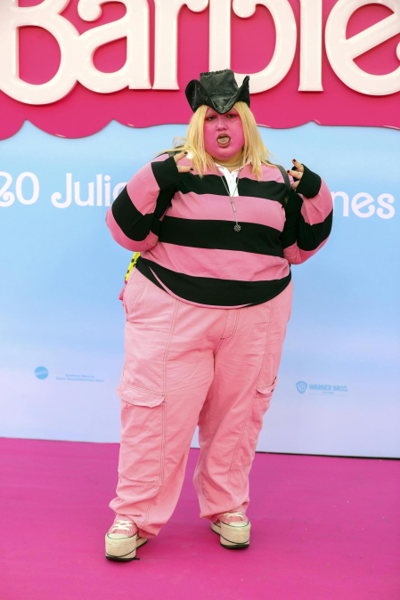 Fotos del estreno de la película 'Barbie' en Madrid.